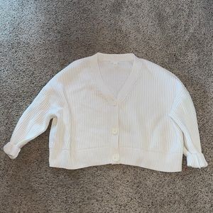 H&M white cardigan!